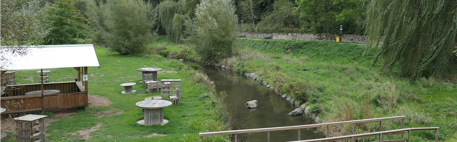 Paysage de l'eau en mayenne : Aménagement de berges à Montsûrs